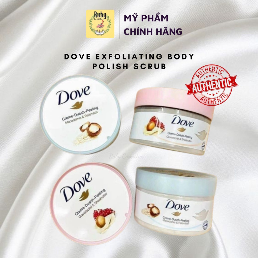 Tẩy Da Chết DOVE Exfoliating Body Polish 225ml