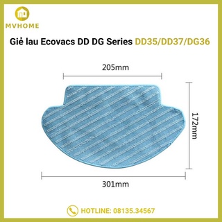 Giẻ lau khăn lau thay thế Robot hút bụi lau nhà Ecovacs DD DG Series DD35/DD37/DG36