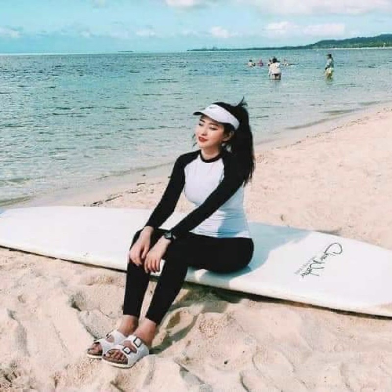 Bikini đồ đi bơi quần dài + áo dài tay kín đáo VY BIKINI MN01