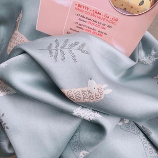 1.GA GỐI LỤA TENCEL 40S HỌA TIẾT