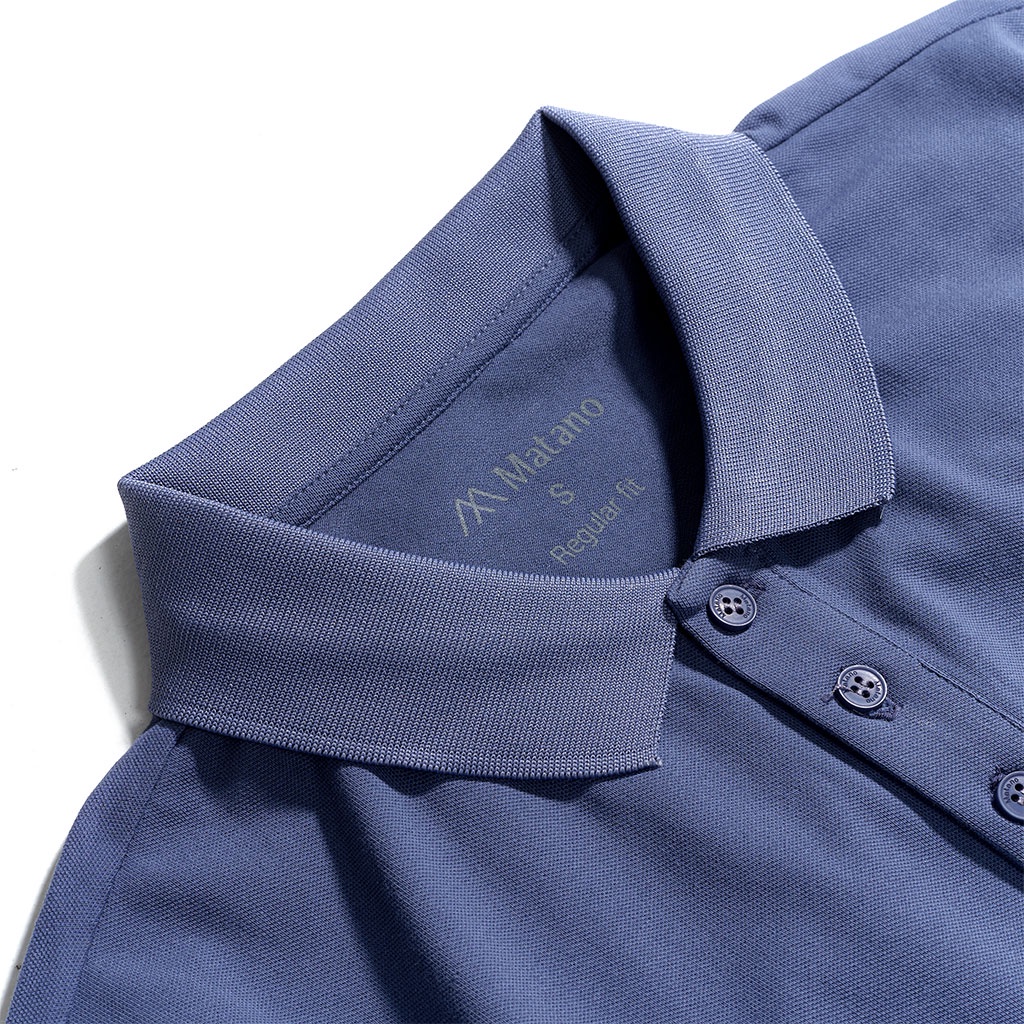 Áo thun polo nam cá sấu MATANO 027 - Áo phông nam có cổ trụ bẻ, vải cotton cao cấp chính hãng, thêu họa tiết chim đẹp
