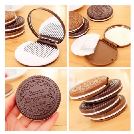 Gương mini dễ thương Hàn Quốc Anvishop 1 chiếc