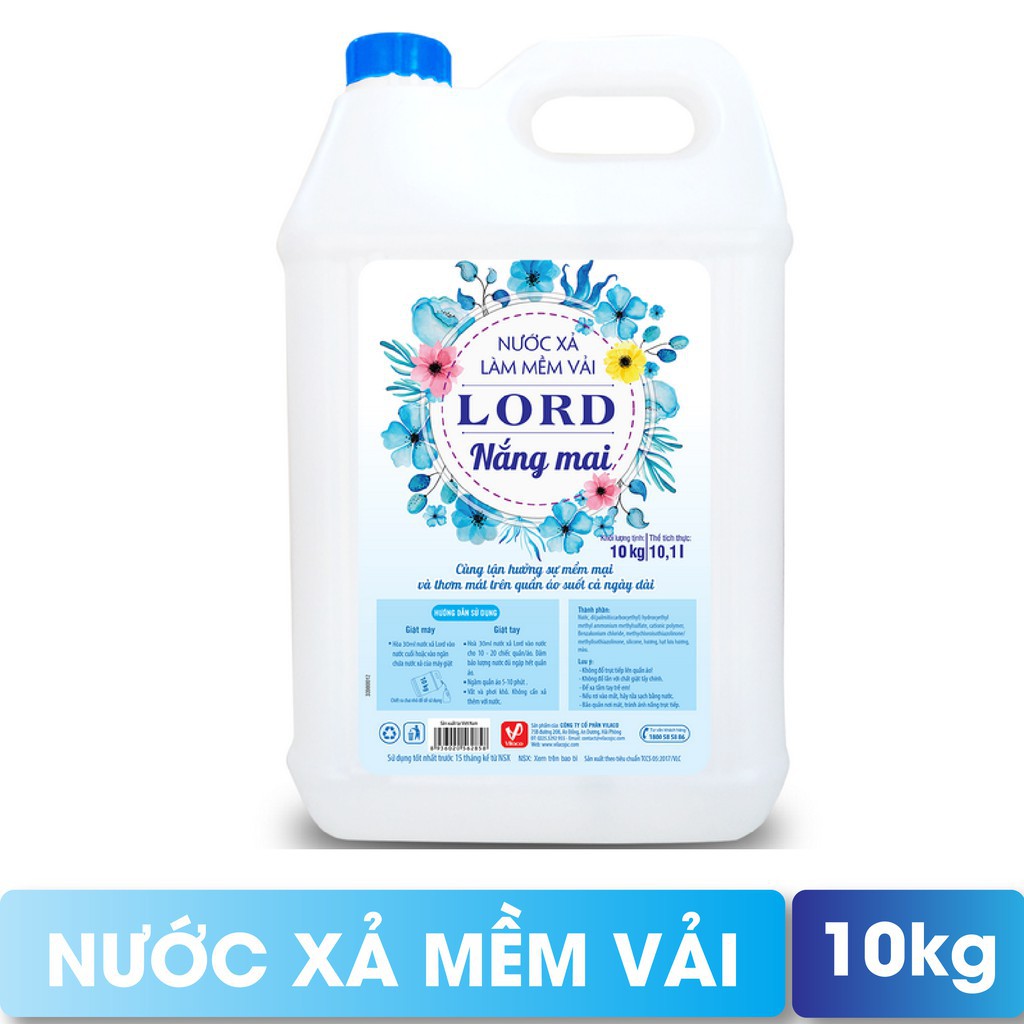 Nước xả vải Lord hương nắng mai 3.8Kg