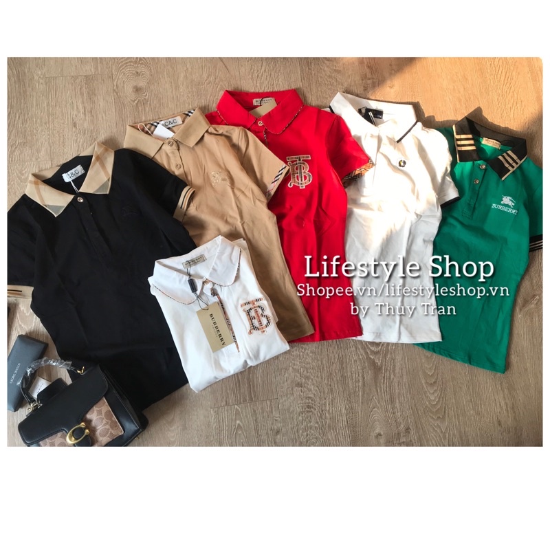 Bộ sưu tập Áo polo nữ chất thun cá sấu nhẹ thoáng mát freesize phom gọn tôn dáng