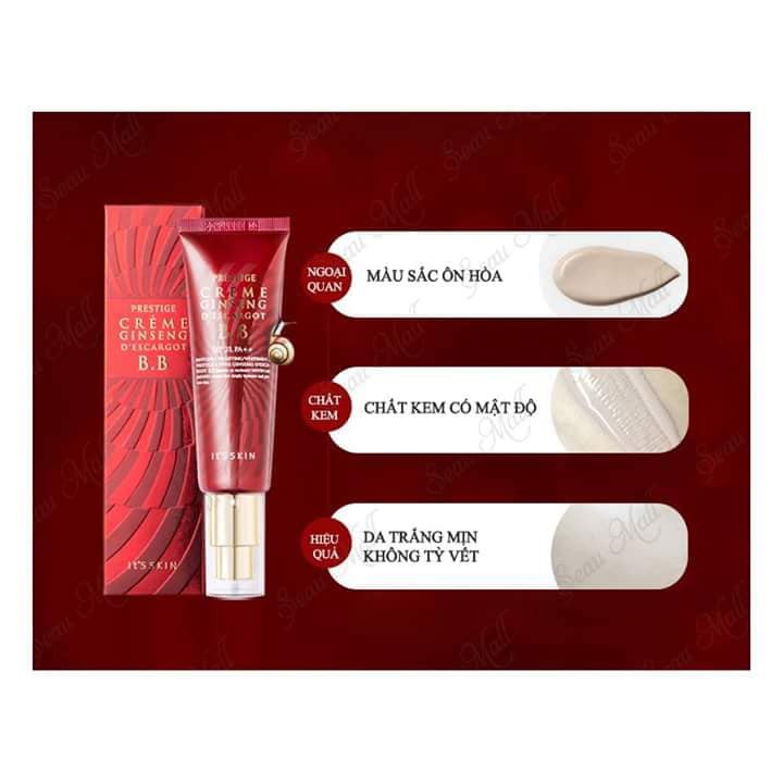 It's Skin - PRESTIGE Creme Ginseng D'escargot BB Cream 50ml | BigBuy360 - bigbuy360.vn