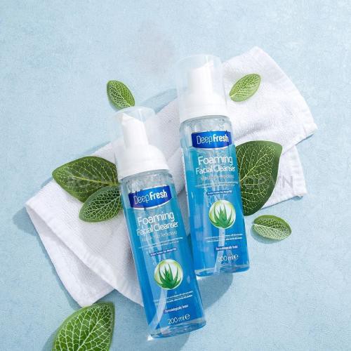 deep fresh foaming facial cleanser