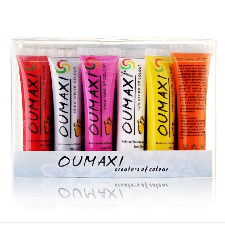 Sét 12 màu bột vẽ nail oumaxi 12ml