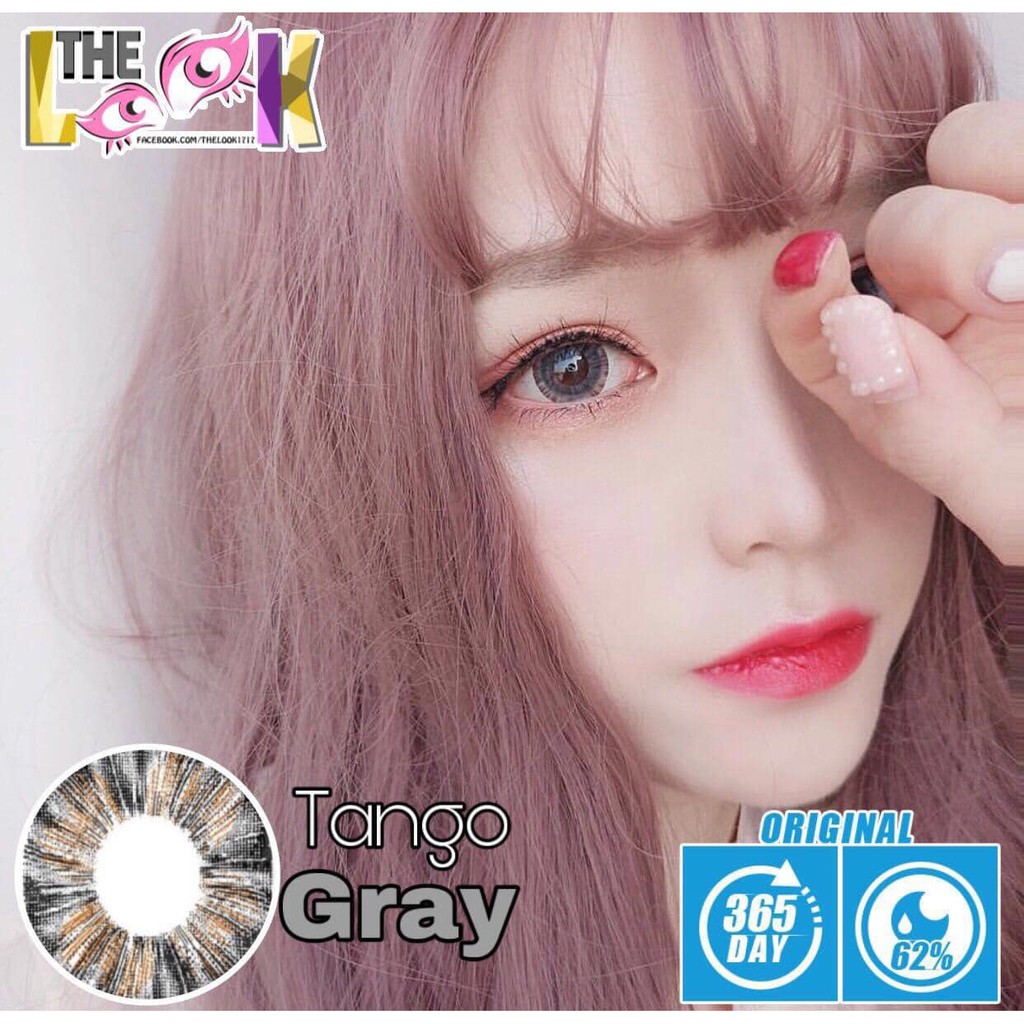 CONTACT LENS MÀU GRAY - GIÃN NHẸ - TÂY NHẸ - 0 ĐỘ