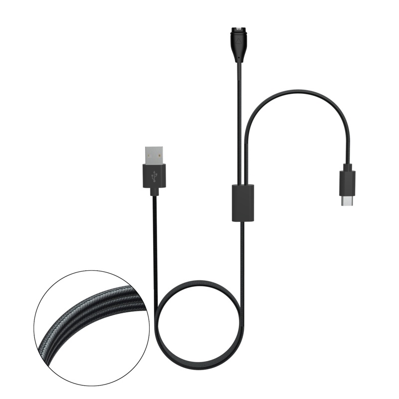 Đế Sạc Nhanh USB C Chuyên Dụng Cho Đồng Hồ Thông Minh Garmin Fenix 7 7S 7X 6 5 5X Venu2