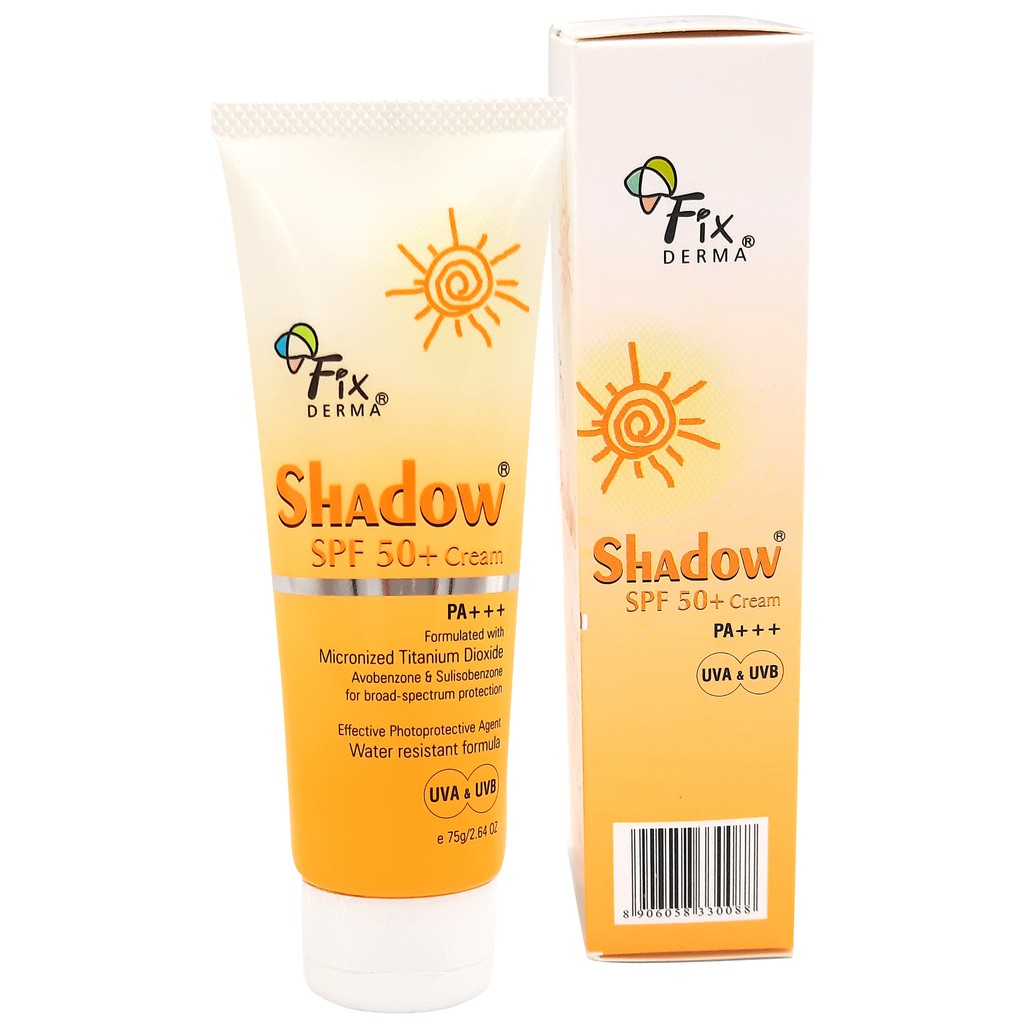 Kem Chống Nắng Fixderma Phù Hợp Da Nhạy Cảm Fixderma Shadow SPF 50+ Cream 75g