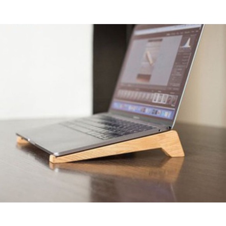 Giá đỡ tản nhiệt Laptop, Macbook, Ipad Gỗ MDF chắc chắn, hàng cao cấp