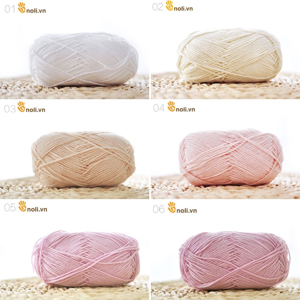 Len Baby Yarn dành cho bé (Mã 01 đến 50)