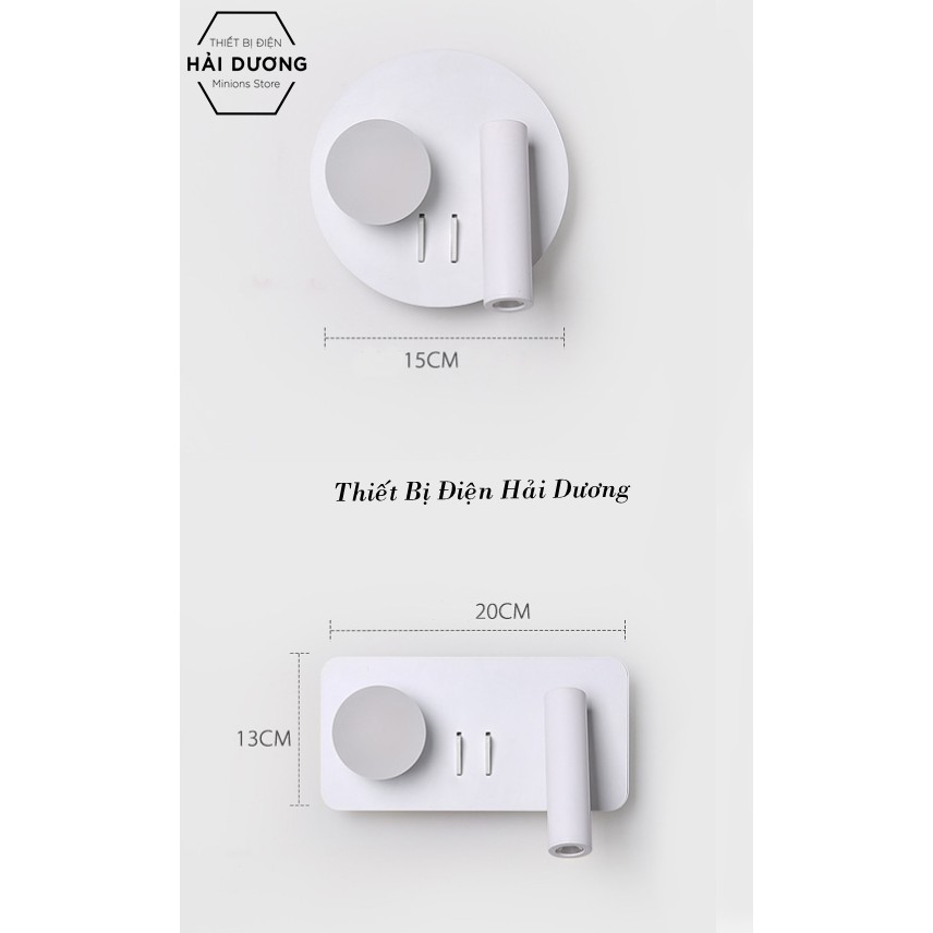 Đèn trang trí gắn tường decor cao cấp DT-802 chiếu điểm - soi tranh - soi gương - đọc sách - trang điểm - Có video