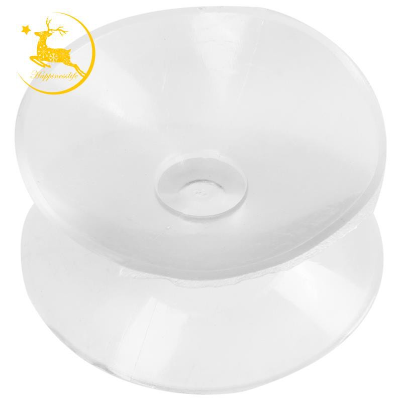 10 Pcs Double Sided Suction Cup - Sucker Pads for Glass, Plastic - 30Mm Width