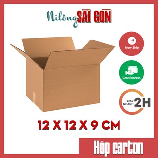 [GIÁ SỈ] Combo 50 hộp carton size 12x12x9 cm để đóng gói hàng