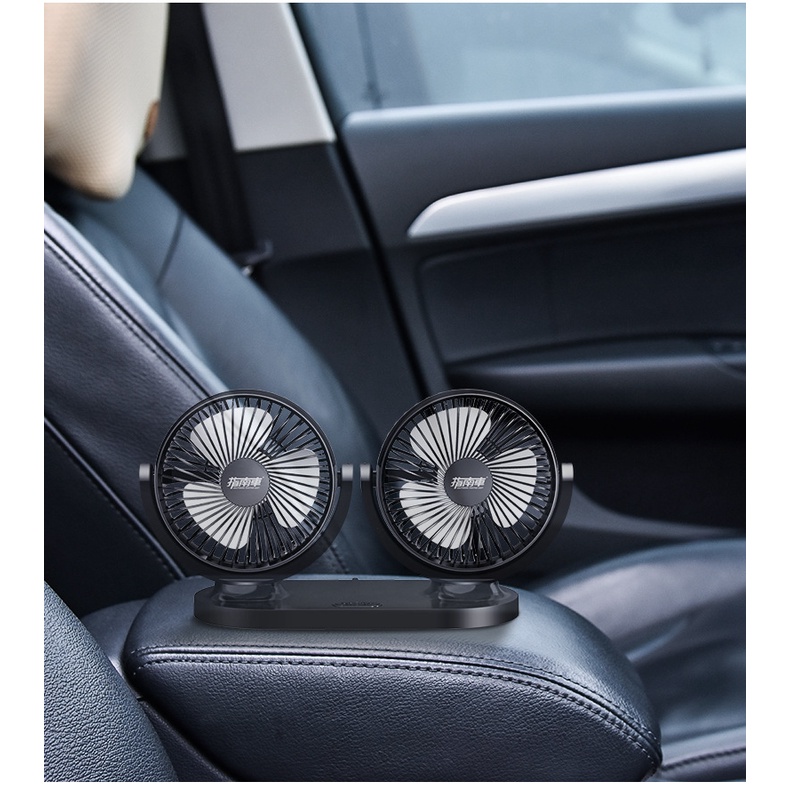 Quạt mini trong xe Ôtô ( 2 quạt)