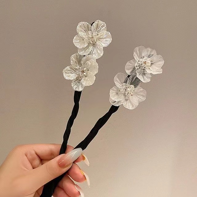 Dây Buộc Tóc Đính Hạt Giả Ngọc Trai Xinh Xắn