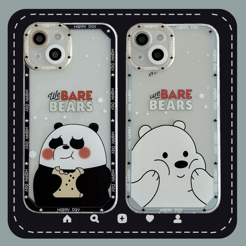 Ốp Điện Thoại Silicon Trong Suốt Hình Gấu Dễ Thương Cho OPPO Reno 7 6 5 Pro 7Z 6Z 5Z 5F 4F 2F 2Z 7 6 5 4 Lite F17 F11 F9 Pro
