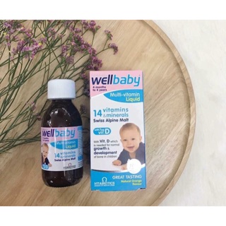VITAMIN TỔNG HỢP WELLBABY DÀNH CHO BÉ TỪ 6M TRỞ LÊN