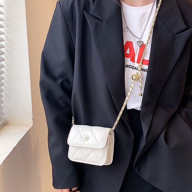 Túi đeo chéo nữ mini đẹp đi chơi dễ thương da mềm phong cách hàn quốc PK 414