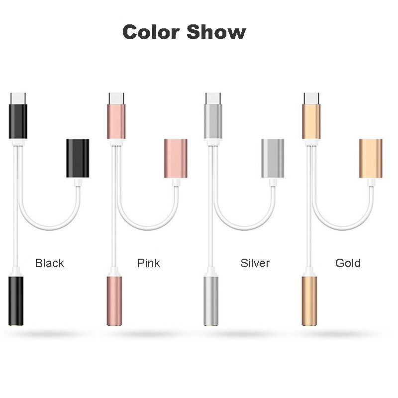 Đầu chia cổng âm thanh 3.5mm 2 trong 1 thích hợp cho Iphone