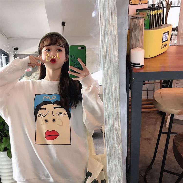 Áo sweater nam nữ YAYSHOP dáng rộng unisex chất nỉ dày dặn - SW &quot;IAMCOOL&quot;