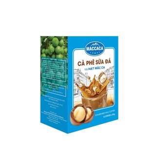 Café sữa đá với hạt Mắc ca MACCACA (Hộp 12 gói x 20g)