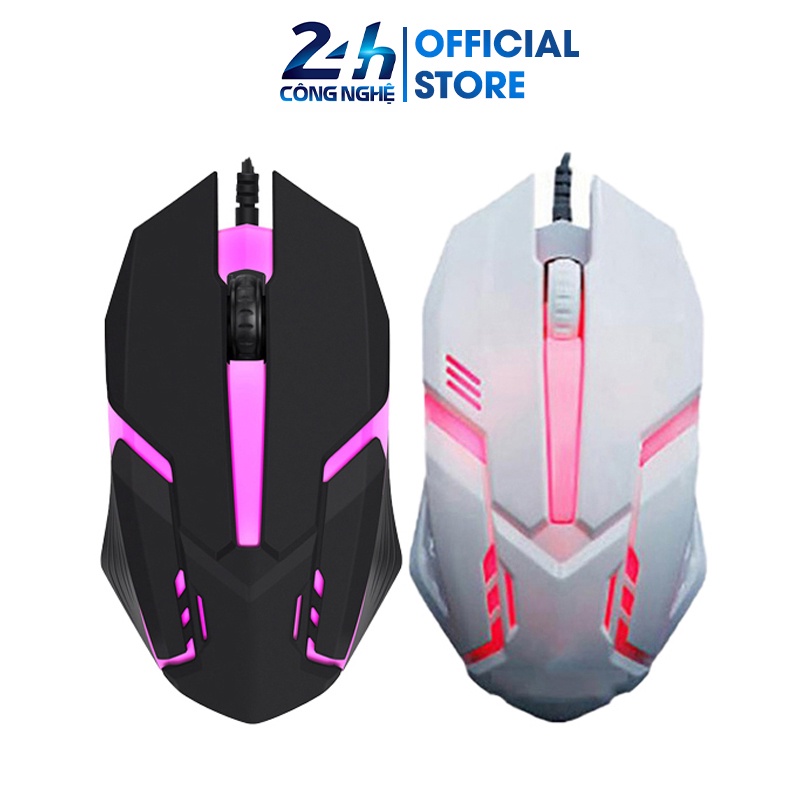 Chuột gaming có dây cao cấp thiết kế công thái học Led 7 màu dành cho game thủ và giới văn phòng - K1330