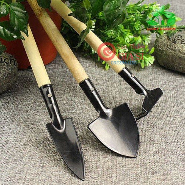 Bộ Cuốc Xẻng Mini trồng cây cảnh 3 Món ❤️freeship❤️