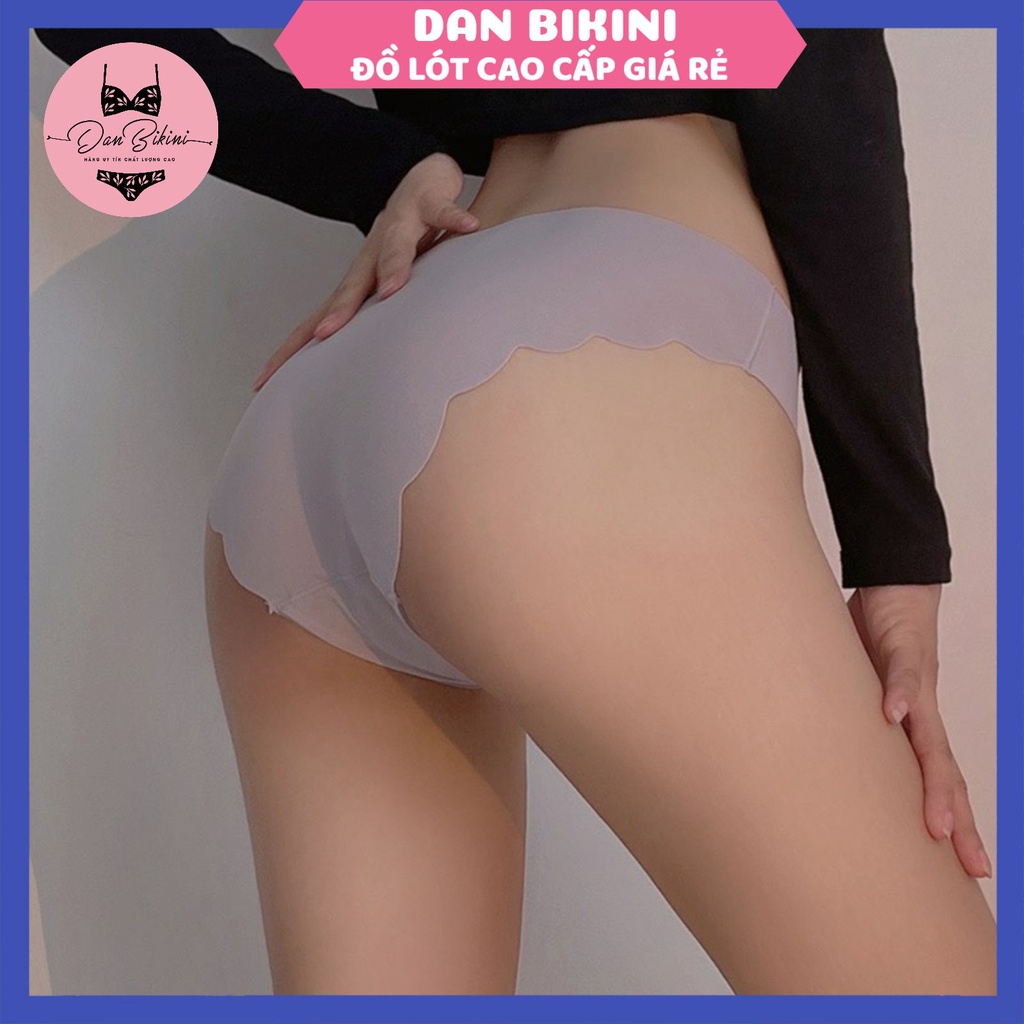 Quần Lót Nữ Đúc Su Lụa Thun Lạnh không đường may viền sóng gợi cảm tôn dáng sexy mã 0233