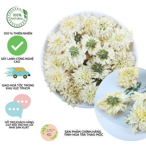 TRÀ HOA CÚC TRẮNG 100 GRAM_tinhhoatrathaomoc