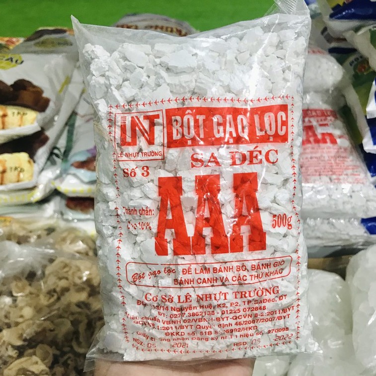 Bột Gạo Lọc Sa Đéc AAA 500g , Bột Gạo Lọc Rời Sa Đéc AAA 500g