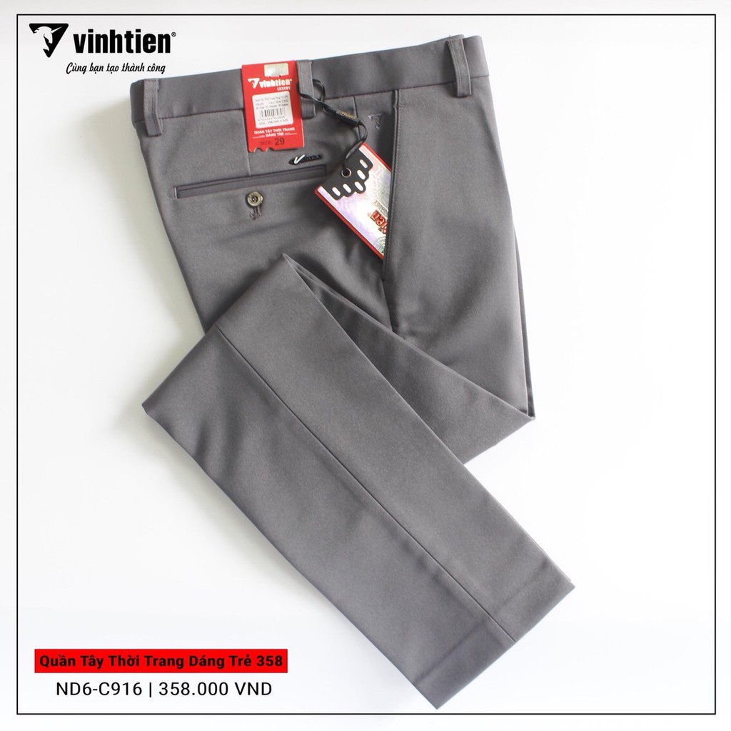 Quần Tây Nam Slimfit Dáng Trẻ Vĩnh Tiến 358 - Nhiều Màu | BigBuy360 - bigbuy360.vn