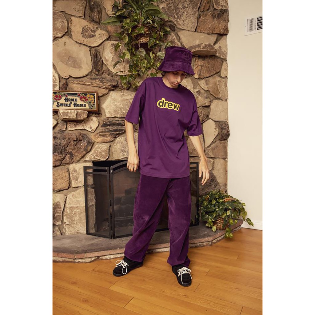 ⚡️[BEST QUALITY] - DREW HAT - Nón Bucket Drew House Corduroy (Purple)