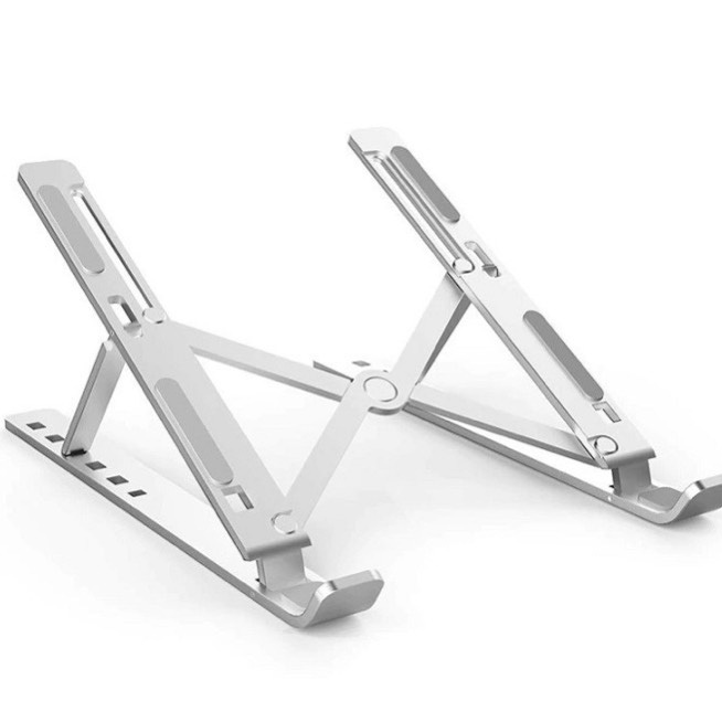 Giá đỡ laptop,giá đỡ nhôm siêu chắc,đa năng,có thể gập ra vào,chỉnh lên xuống theo ý thích,chịu được lực rất tốt,ổn đinh