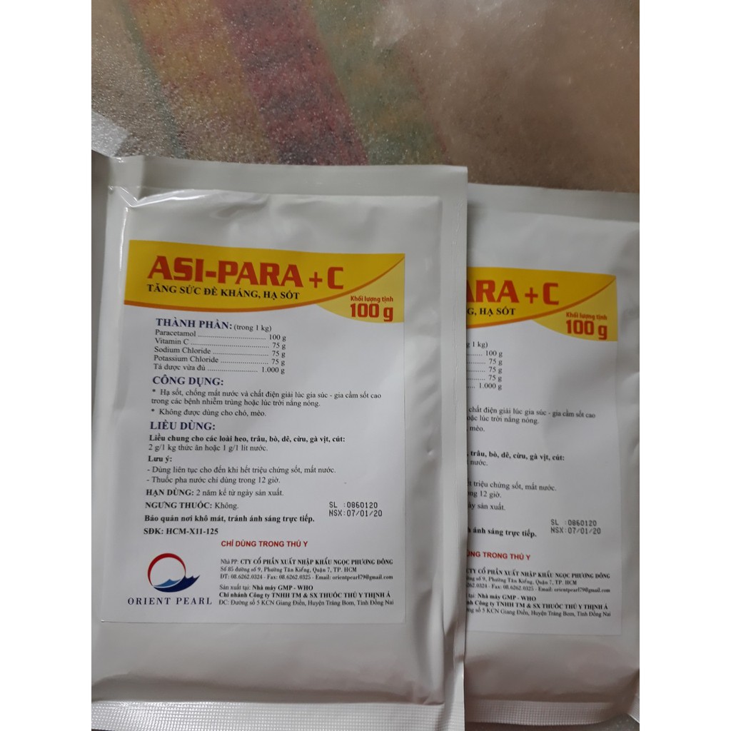 Tăng cường sức khỏe cho gà  100g