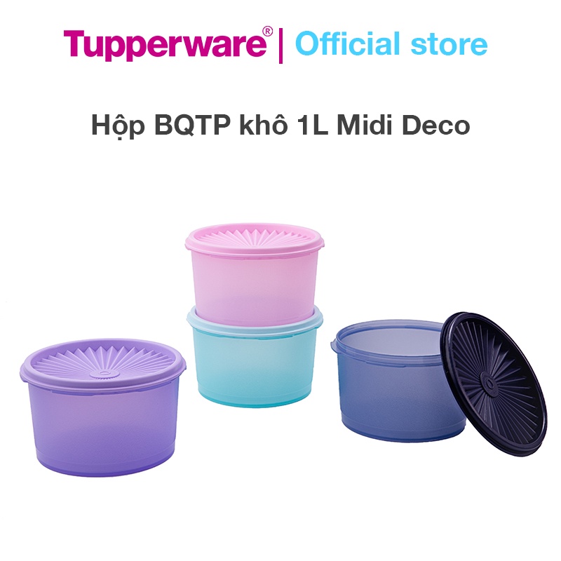 Hộp bảo quản thực phẩm khô Tupperware Midi Deco