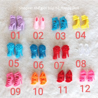 Giày loại đẹp cho búp bê size 30cm giày búp bê Barbie