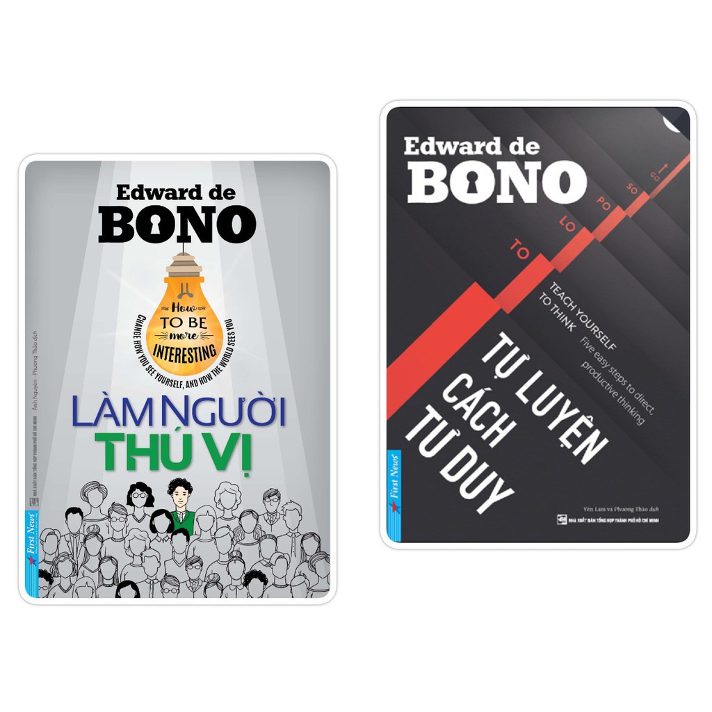 Sách - Combo Làm Người Thú Vị + Tự Luyện Cách Tư Duy - First News Tặng Kèm Bookmark