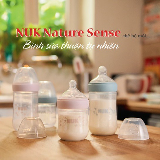 [CHÍNH HÃNG NUK ĐỨC] BỘ 2 NÚM TI SILICONE NATURE SENSE S2 [6-18M] NU21502/NU21503/NU21504