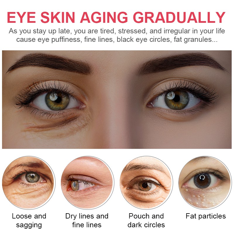 Kem Dưỡng Da Mắt VIBRANT GLAMOUR Collagen Làm Mịn Giữ Ẩm Chống Lão Hóa Không Hương Hiệu Cho Quầng Thâm / Bọng Mắt 20g | BigBuy360 - bigbuy360.vn