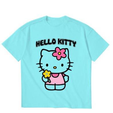Áo thun bé gái form rộng in hình Hello Kitty - ATBG51