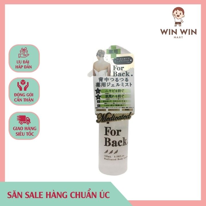 Chai Xịt Otion For Back Xóa Bay Mụn Lưng 100ml Tái Tạo Da Liền Sẹo Và Không Để Lại Vết Thâm