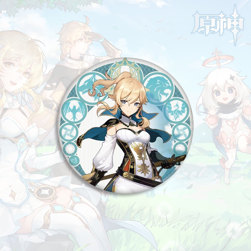 Huy Hiệu Cài Áo Phong Cách Game Peripheral Genshin