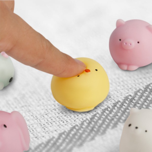 32 món đồ chơi bóp xả stress hình thú vật mini