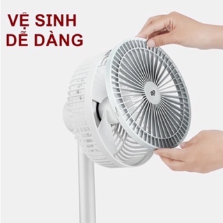 Quạt sạc 7627, quạt sạc để bàn loại tốt