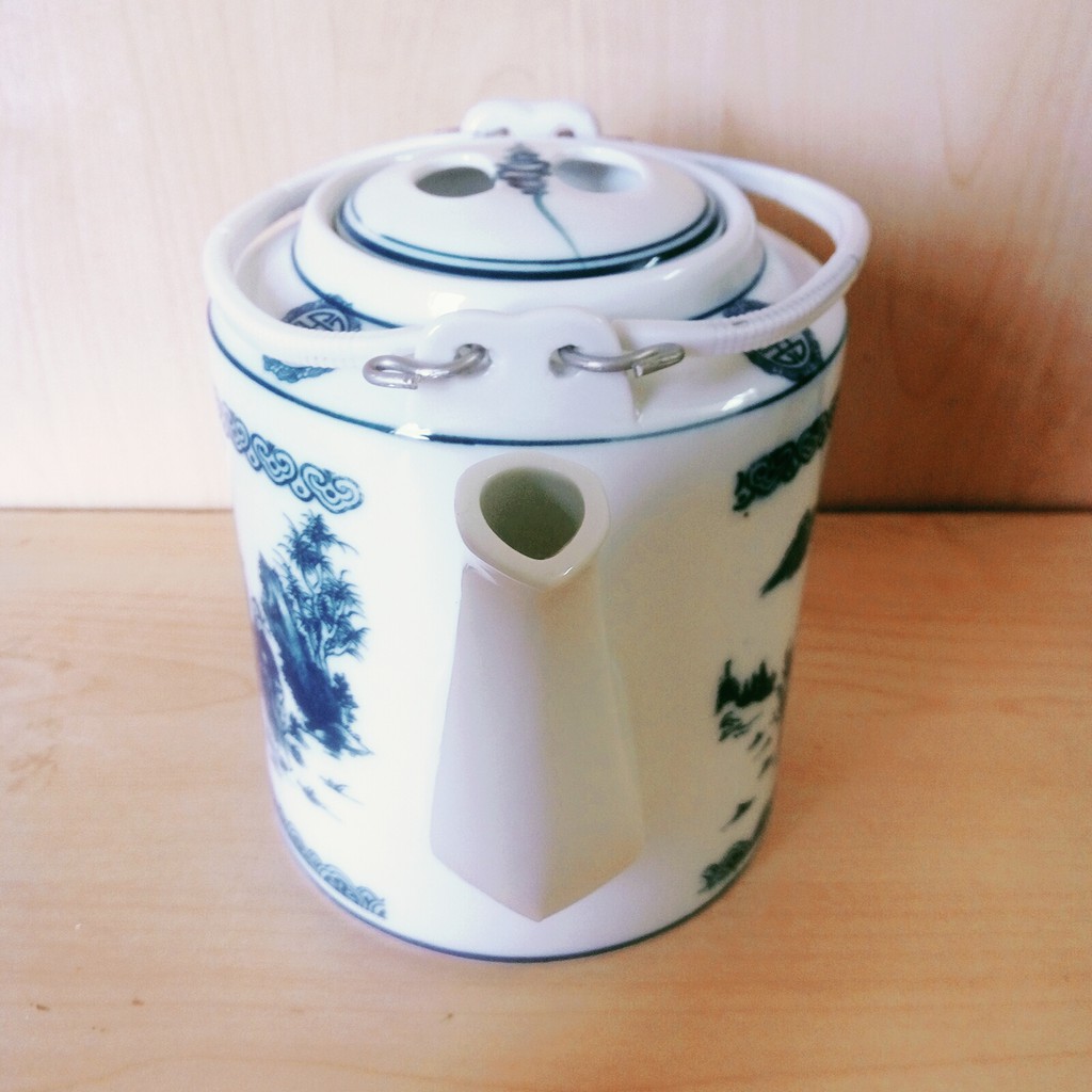Tích hãm chè xanh sứ Bát Tràng dung tích 1,5 lít