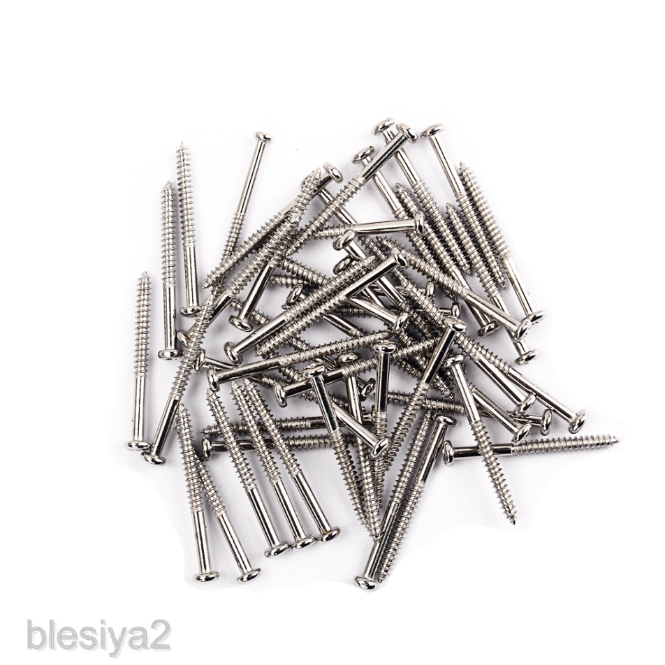 50pcs Bass Guitar Pickup Mounting Screw for PB JB P90 Pickup Replacements