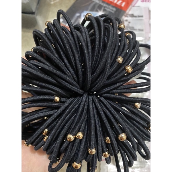 Dây chun buộc tóc đen Hàn quốc - chun buộc tóc