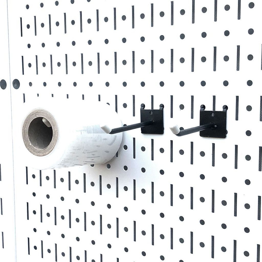 Bộ 3 móc đơn 10 S Pegboard SMLIFE  thép sơn tĩnh điện hiện đại - Phụ kiện móc treo dụng cụ Pegboard